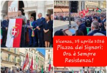 25 aprile a Vicenza e non solo, piazza dei Signori piena per il monito di Pennacchi: «Se tornate voi, torniamo anche noi» Il 25 aprile nel 2026 a Vicenza in piazza dei Signori