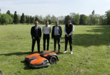 Parco Querini a Vicenza, robot tagliaerba Husqvarna: meno emissioni e più qualità del verde Robot tagliaerba a Vicenza a parco Querini con Husqvarva