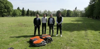 Parco Querini a Vicenza, robot tagliaerba Husqvarna: meno emissioni e più qualità del verde Robot tagliaerba a Vicenza a parco Querini con Husqvarva