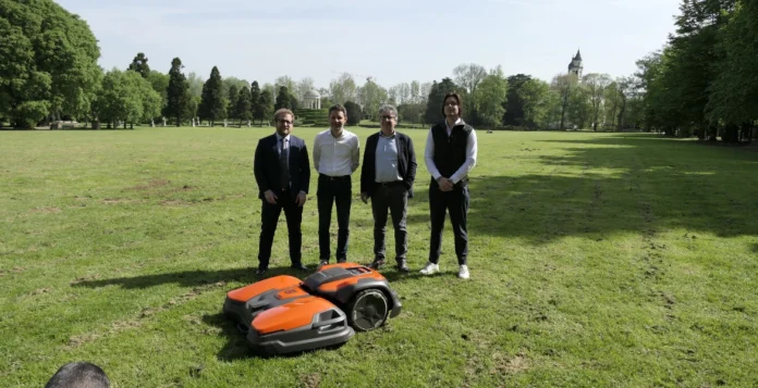 Robot tagliaerba a Vicenza a parco Querini con Husqvarva
