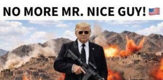 Trump, fucile in mano e messaggio all’Iran: “Il Bravo ragazzo non c’è più”