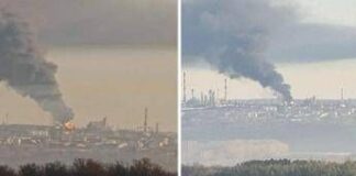 Ucraina, droni Kiev contro raffineria russa nella città di Ufa: in fiamme