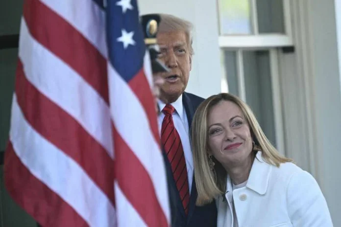 meloni_trump12_afp giorgia meloni donald trump