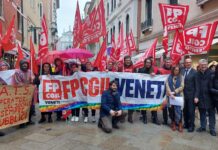 ATS in Veneto, la FP Cgil Vicenza chiede tavoli permanenti nei quattro ambiti territoriali Ambiti Territoriali Sociali (ATS), presidio FP CGIL a Venezia (foto di archivio)
