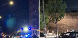 Inseguimento a Testaccio: auto in fuga si schianta su una rotonda. Fermato il conducente