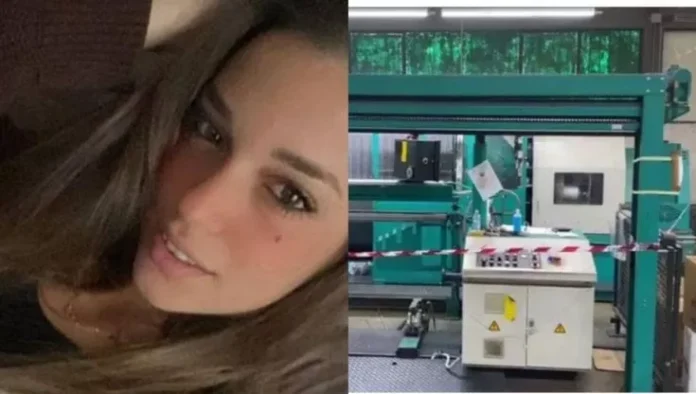 Luana D'Orazio e il macchinario sequestrato (invano?) dai magistrati Luana D'Orazio e il macchinario sequestrato (invano?) dai magistrati