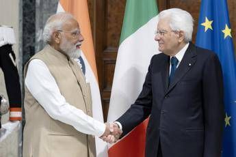 Mattarella incontra Modi: “Intensificare al massimo la nostra collaborazione”
