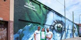 Milano, l’artista Danilo Pistone porta la purezza di Levissima in città