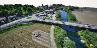 Nuovo Ponte di Debba, la Provincia di Vicenza pubblica la gara per l’appalto dei lavori Nuovo ponte di debba render