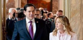 Rubio a Palazzo Chigi da Meloni: “Non abbiamo discusso del ritiro delle truppe. Io sostengo la Nato”