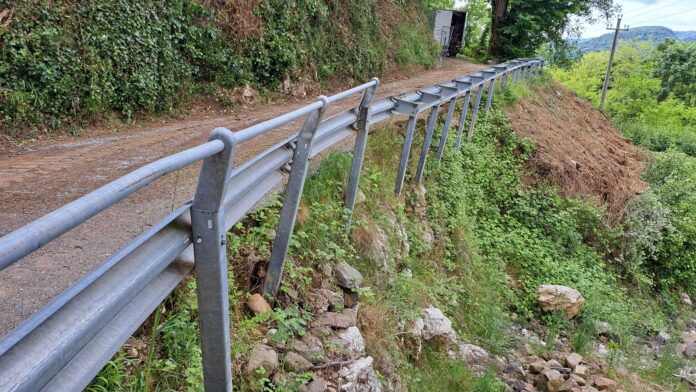 Schio conrtrada Molino Poleo lavori post inondazione schio esondazione