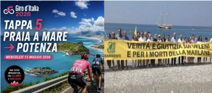 Il giro d'Italia a Praia a Mare e la Marlane Marzotto Il giro d'Italia a Praia a Mare e la Marlane Marzotto