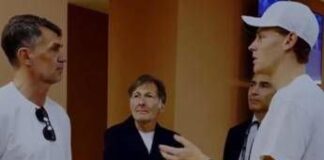 Sinner incontra Maldini agli Internazionali: “Chi vince la Champions?”