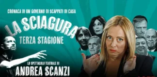 Thiene, Comune revoca il patrocinio allo spettacolo di Andrea Scanzi contro il Governo Meloni Scanzi Thiene