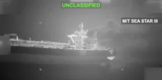 Attacco alla petroliera, il caccia Usa colpisce nello Stretto di Hormuz