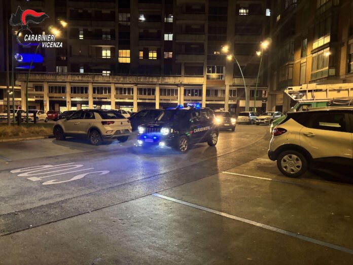 carabinieri schio notte schio furto auto