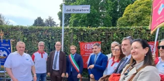 Toponomastica a Vicenza, cerimonia di intitolazione del Piazzale del Donatore vicenza donatore