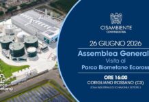 Assemblea Generale Cisambiente Confindustria 2026 al Parco Biometano Ecoross