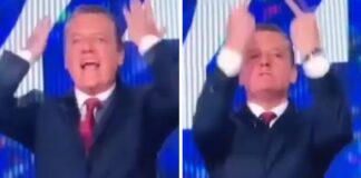 Baracchini sospeso dalla conduzione dopo il gesto in diretta, direttore RaiNews: “Tuteliamo la testata”