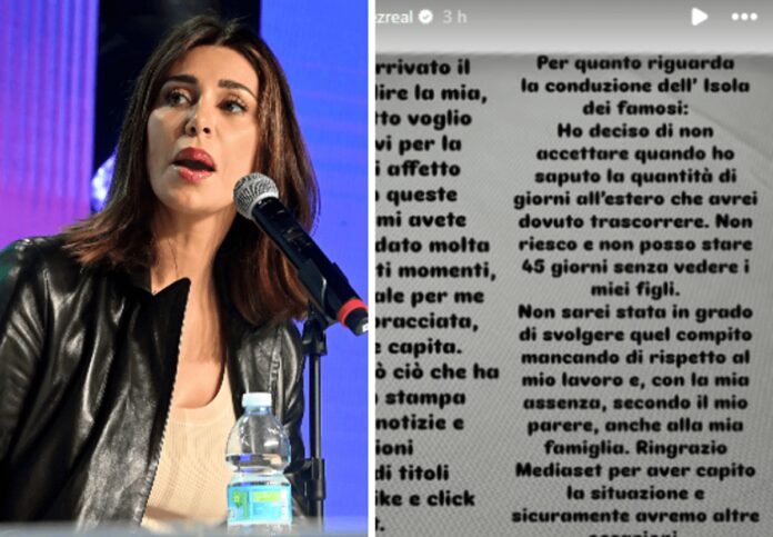 Belen e l’Isola dei Famosi: “Ho rifiutato la conduzione, non posso stare lontano dai miei figli”