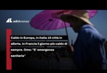 Caldo in Europa, in Italia 16 città in allerta. In Francia il giorno più caldo di sempre