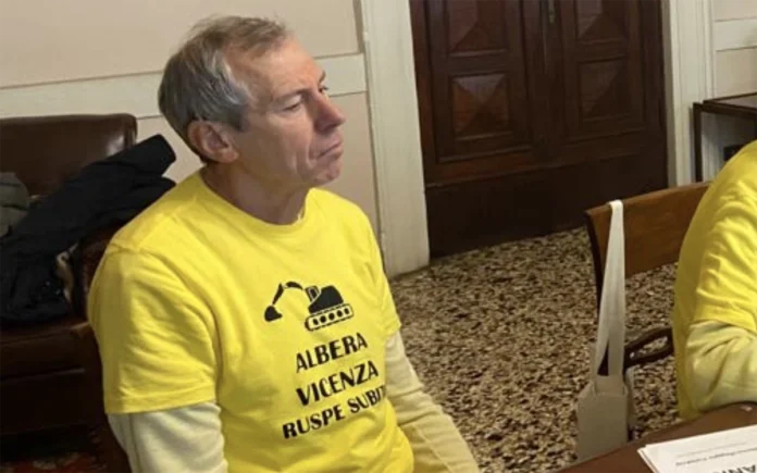 Fiorenzo Donadello portavoce del Comitato Albera La città nuova Vicenza 2030 Fiorenzo Donadello Comitato Albera La città nuova Vicenza 2030 rapina