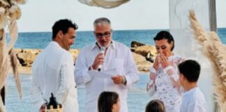 Fognini e Pennetta, l’anniversario di matrimonio e la festa a sorpresa in spiaggia
