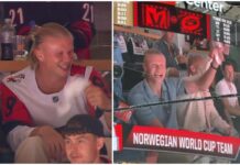 Haaland, altro che Mondiali: va a vedere l’hockey