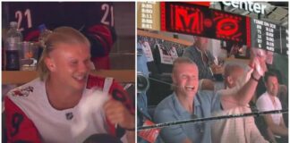 Haaland, altro che Mondiali: va a vedere l’hockey