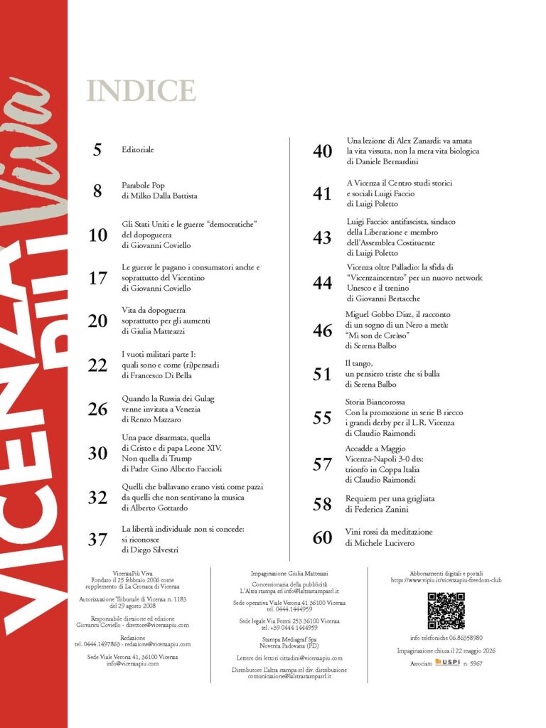Indice di VicenzaPiù Viva n. 308,