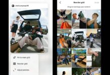 Instagram, arriva il drag and drop per riordinare la griglia dei post