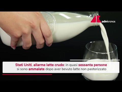 Latte crudo e focolaio di infezioni, l’allarme in Usa