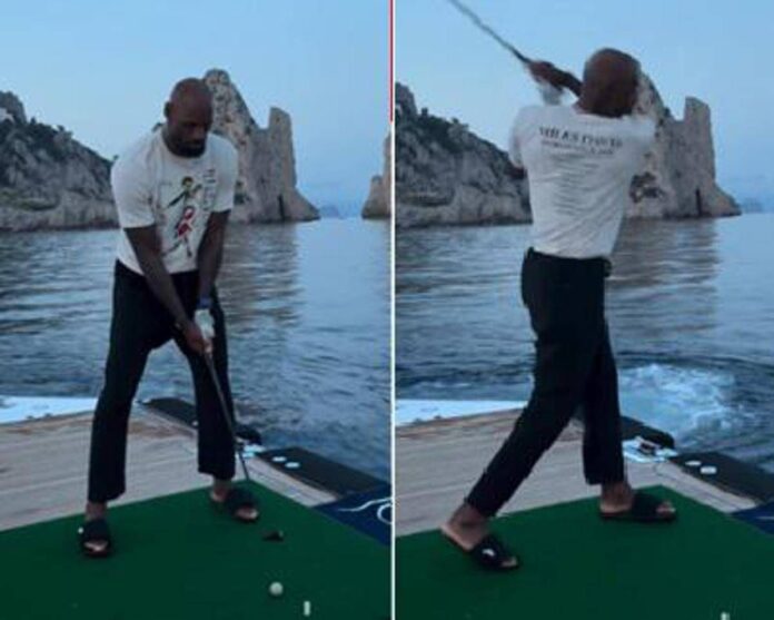 LeBron James versione golfista a Capri, le vacanze italiane della superstar