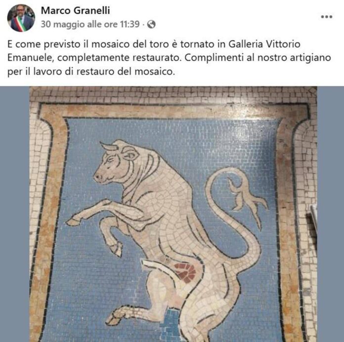 “Ma i testicoli dove sono?”, sui social è polemica per il restauro del toro in Galleria a Milano