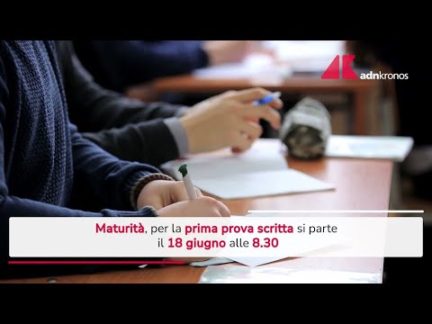 Maturità, prima prova scritta il 18 giugno