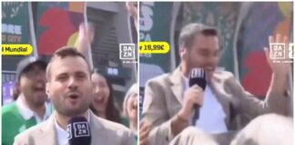 Mondiali, tifosi del Messico fanno ‘volare’ giornalista Dazn