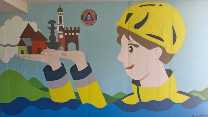 Murale thiene protezione civile Murale thiene protezione civile