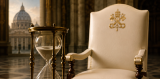 Papa a tempo determinato? Dal Brasile Giuseppe Arnò nell’intervista di ViPiu.it rilancia una provocazione sulla durata del pontificato Papa a tempo determinato? - immagine generata con l'AI su prompt di ViPiu.it