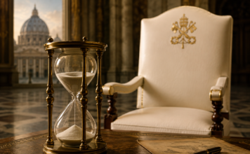Papa a tempo determinato? Dal Brasile Giuseppe Arnò nell’intervista di ViPiu.it rilancia una provocazione sulla durata del pontificato Papa a tempo determinato? - immagine generata con l'AI su prompt di ViPiu.it
