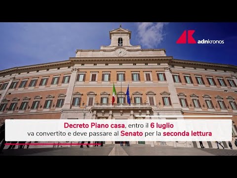 Piano Casa, decreto da convertire entro il 6 luglio