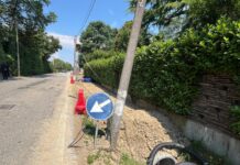 Pista ciclopedonale di strada di Casale: proseguono i lavori. Possamai e Spiller in sopralluogo Pista ciclopedonale Casale