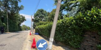 Pista ciclopedonale di strada di Casale: proseguono i lavori. Possamai e Spiller in sopralluogo Pista ciclopedonale Casale