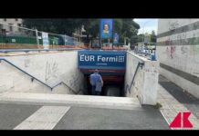 Roma, a pochi passi dalla Nuvola dell’Eur il degrado spinge i cittadini a camminare in strada