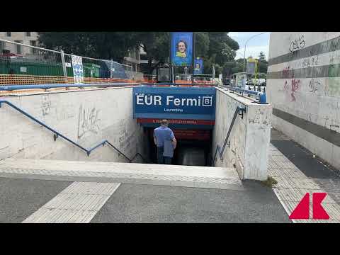 Roma, a pochi passi dalla Nuvola dell’Eur il degrado spinge i cittadini a camminare in strada