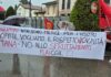 Flash mob della Cgil a Schiavon, Menegazzo: “Deve cambiare la cultura del lavoro” Schiavon protesta flai cgil