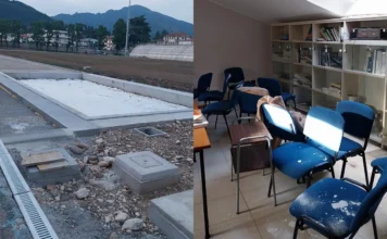 Stadio di atletica Poli a Schio, Fratelli d’Italia denuncia: “Lavori in perenne ritardo e centri estivi saltati” Schio degrado lavori campo atletica poli