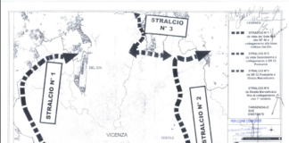 Tangenziale di Vicenza, il collegamento Bretella dell’Albera-Del Din che Anas ritiene “complessivamente compatibile con la tutela del sito UNESCO”, ma che l’Unesco non voleva Tangenziale nord Vicenza Tangenziale di vicenza