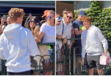 Sinner, entusiasmo a Wimbledon: autografi e selfie con tifosi