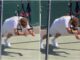 Sinner si allena, ‘strano’ esercizio a Wimbledon