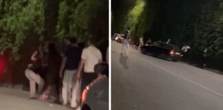 Taormina, auto a tutta velocità su giovani fuori da una discoteca – Il video